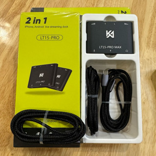 Box Livestream  LT15 pro Max  Stereo PK Đàm Thoại 2 Chiều Vừa Live Vừa Sạc Cho Thu Âm Hát Live Stream OTG