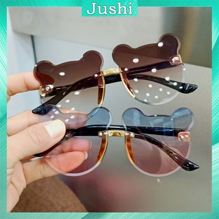 Mắt kính cho bé gái trai chống tia UV, kính râm trẻ em thời trang đáng yêu từ 1- 6 tuổi hình gấu