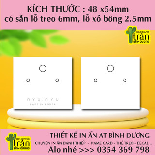 500 thẻ gắn bông tai có sẵn