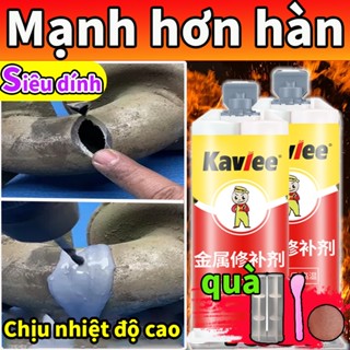 Chịu nhiệt độ caokeo hàn sắt thép kim loại keo dán sắt siêu dính Keo Dán Kim Loại Nhựa Siêu Cứng Chịu Nhiệt 300 Độ