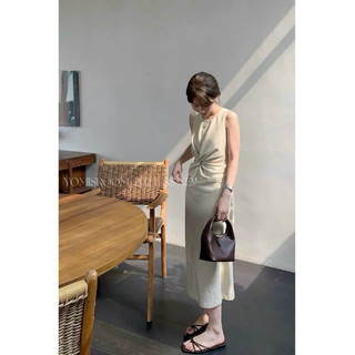 ĐẦM LINEN XOẮN EO SÁT NÁCH (nn)