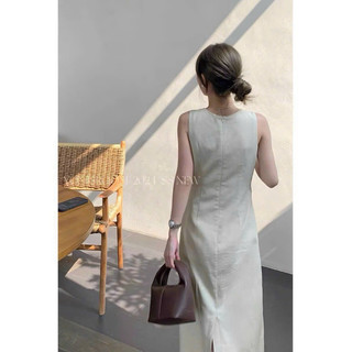 ĐẦM LINEN XOẮN EO SÁT NÁCH (nn)