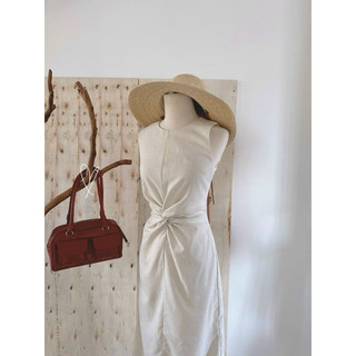 ĐẦM LINEN XOẮN EO SÁT NÁCH (nn)