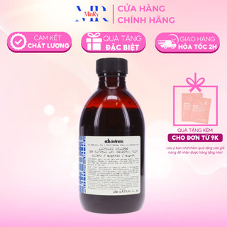 Dầu gội tím khử vàng, dưỡng màu cho tóc nhuộm Davines Alchemic Shampoo 280ml | HAIRSHOP MINRY
