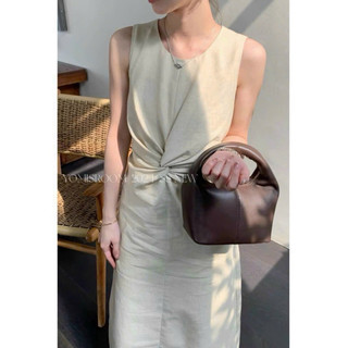 ĐẦM LINEN XOẮN EO SÁT NÁCH (nn)