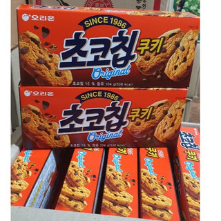 Bánh Chocochip Cookies Orion Hàn Quốc Hộp 104g - Ngon khó cưỡng