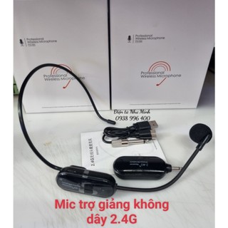 Mic trợ giảng - Micro không dây đeo tai 2.4G