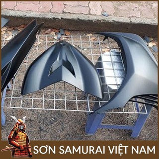 Combo Sơn Xịt  Màu Đen Nhám 109A samurai combo 3 chai (lót Uch210 -màu 109a -phủ 128a)