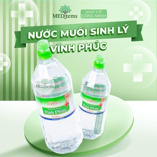 Nước muối sinh lý Vĩnh Phúc Smile chai 500ml