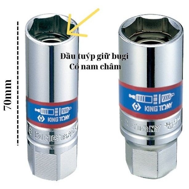 Tuýp mở bugi Kingtony 3/8