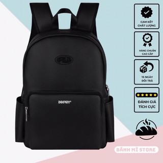 Balo dg simili new logo basic backpack chất liệu da cao cấp chống nước size 42x30 cm đựng vừa laptop 15,6 inch
