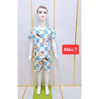 Bộ quần áo bé trai quần ngắn cộc tay vải tole lanh KIM CƯƠNG QNTN3