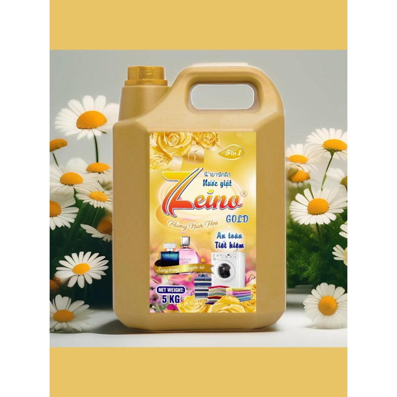 NƯỚC GIẶT ZEINO hương nước hoa siêu đậm đặc, lưu hương lâu can 5000ml / 10000ml