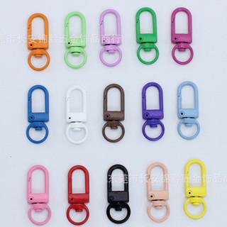 [26 màu] Set 10 cái Móc khóa càng tôm 12x33mm siu nhiều màu