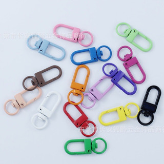 [26 màu] Set 10 cái Móc khóa càng tôm 12x33mm siu nhiều màu