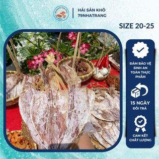 Mực khô 1 con khô mực size 20-25 con/kg mực khô loại 1 thượng hạng ngọt dày thịt, mực khô nha trang ngon ngọt