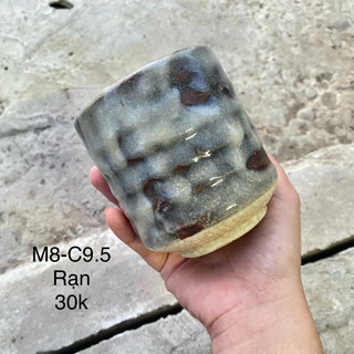 Chậu gốm Nhật trồng sen đá (lỗi) (khoan lỗ free theo yc)