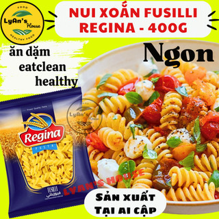 Mỳ nui ống xoắn regina 400g fusilli, hợp eatclean healthy, tập ăn dặm, mì ý spaghetti pasta xào soup trộn sốt cà chua