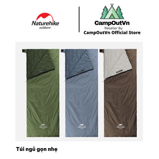 Túi ngủ Naturehike NH21MSD09 thế hệ 2021 phù hợp cắm trại du lịch dã ngoại, dùng văn phòng giữ ấm êm nhẹ Campoutvn A158