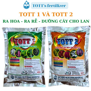 Phân bón hoa lan kích thích ra hoa và dưỡng cây ra rể tan chậm TOTT's fertilizer