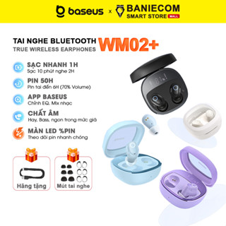  Tai Nghe Nhét Tai Không Dây Baseus Bowie WM02  Plus Bluetooth 5.3 TWS Bluetooth 5.3 - BANIECOM 