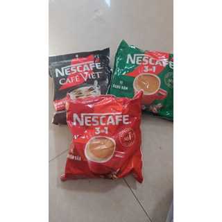 Bịch Cà phê Nescafé 3in1 xanh, đỏ, đen