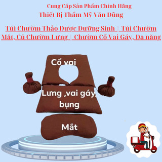 Túi chườm thảo dược dưỡng sinh | túi chườm mắt, củ chườm lưng | chườm cổ vai gáy, đa năng