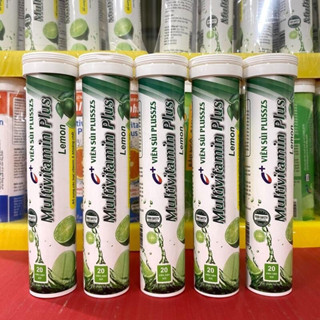 1 TUÝP 20 VIÊN C SỦI VỊ CHANH TƯƠI 4GAM ALPHA MULTIVITAMIN PLUS