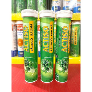 1 tuýp 20 viên c sủi vị râu ngô rau má actiso 4gam alpha plusszs