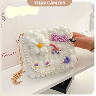 Túi Tự Đan Handmade, Túi Handmade Tự Đan Đính Charm
