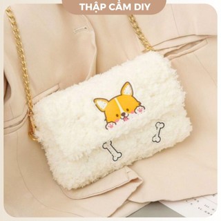 [HN] BỘ KIT TÚI LEN TỰ ĐAN HÌNH CÚN