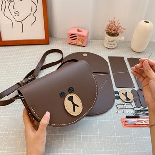 Túi Handmade, Túi Tự Đan Handmade Mặt Gấu