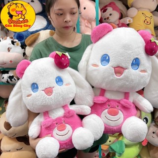  Gấu Bông Thỏ Mặc Áo Yếm Lotso - Thỏ Nhồi Bông Cao Cấp Gấu Bông City 