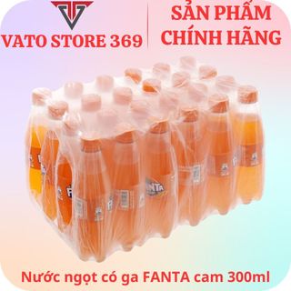 Nước ngọt có ga fanta cam chai 300ml