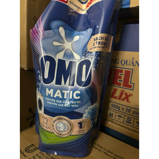Nước Giặt OMO Matic Bền Đẹp Cho Máy Giặt Cửa Trước Túi 1.8kg