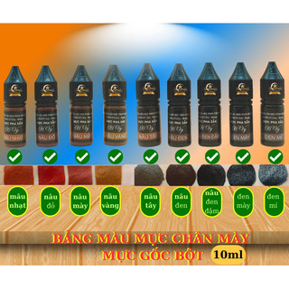 Mực phun xăm chân mày pha sẵn 10ml nội tiếng
