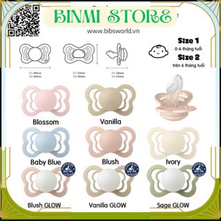 Ti Giả Bibs Couture: Núm Vát Chống Hô/ Vâu Cho Bé Chất Liệu Silicone