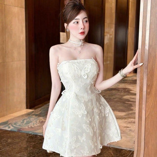 ĐẦM THIẾT KẾ ĐÍNH HỒ ĐIỆP