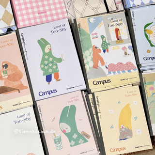  LỐC 5 QUYỂN VỞ CAMPUS x CRABIT COLLECTION SIZE B5 A5  ảnh thật  - tiệm nhà chun 