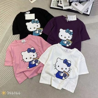Áo thun mèo croptop hàng QC