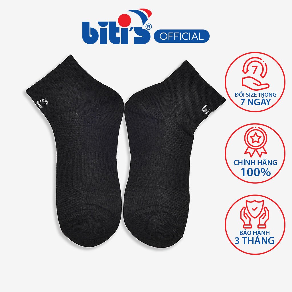 Combo 2 Vớ Nam Biti's ASMG00140DEN (Đen)