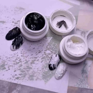 Gel xi măng đen, trắng trang trí móng