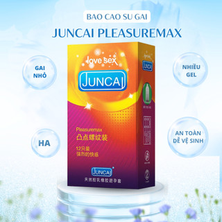 Bao cao su JUNCAI 003 Pleasuremax Gân gai siêu khoái cảm size 52mm