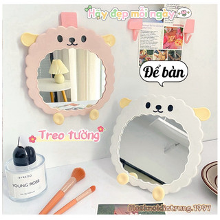 Gương Trang Điểm Để Bàn Hình Chú Cừu