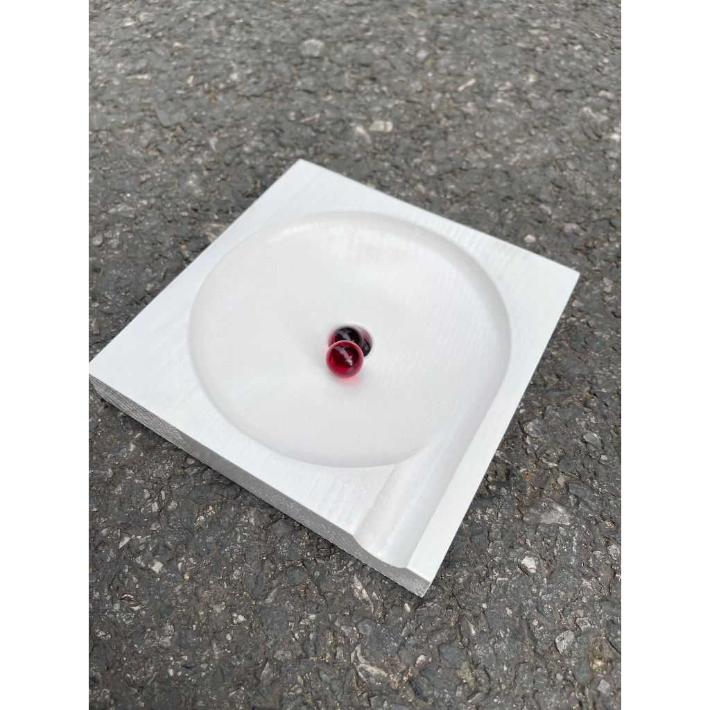 Đĩa xoay cho đường đua bi sơn màu trắng