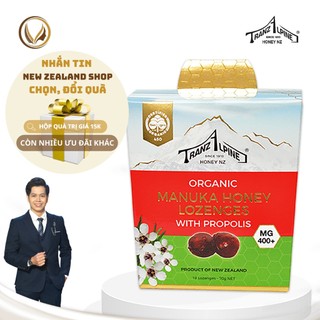 Kẹo ngậm mật ong manuka mg250+ organic manuka honey lozenges 6 viên