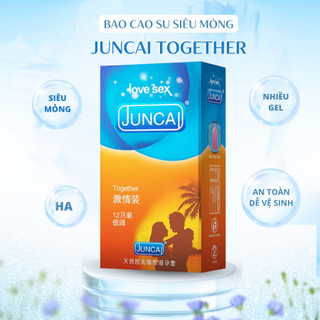 Bao cao su JUNCAI 003 Together Tăng độ nhạy Ma sát tốt 52mm