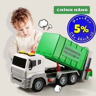 Đồ chơi xe chở rác đa chức năng W820A mới nhất 2021 (tặng kèm pin)