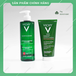 Sữa rửa mặt Vichy Normaderm 400ml dành cho da dầu, da mụn, da nhạy cảm chai 400ml