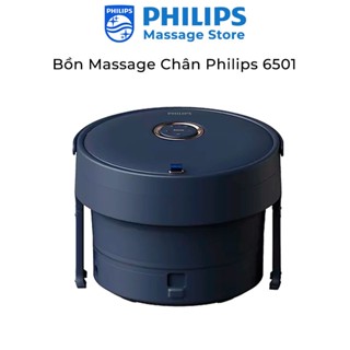 Bồn Ngâm Chân Massage PHILIPS 6501 [BH 24 THÁNG] Massage con lăn ngâm chân thư giãn công suất 800W làm nóng nhanh
